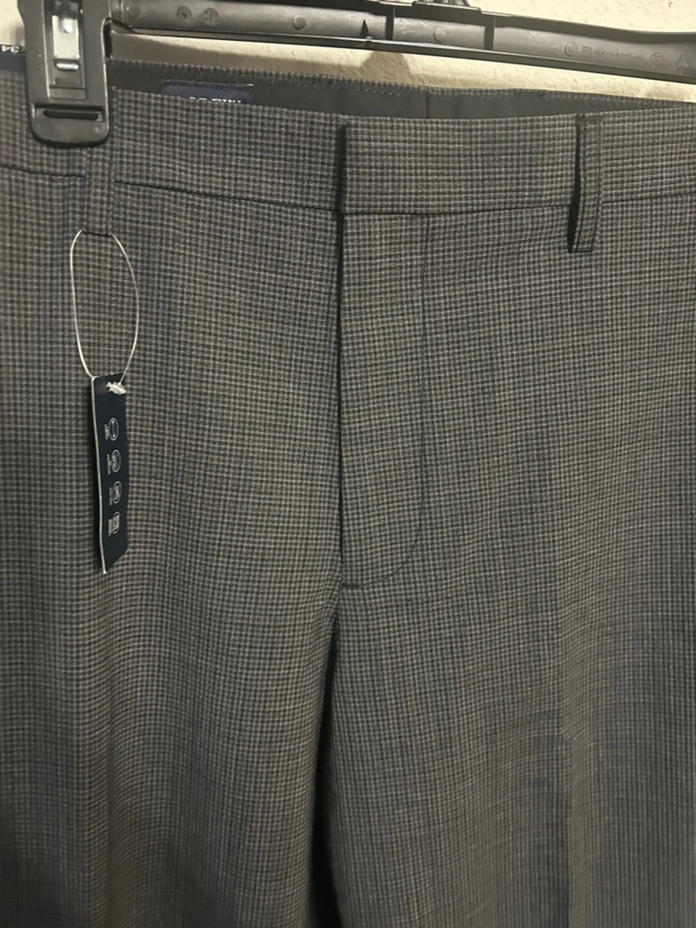 J. Crew Gray Men's Dress Pants All Season Thompson Tapered Wool Blend 34x34
